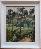 Jean Dufour landschap in Genval ( Rixensart, Rosières ), Antiek en Kunst, Kunst | Schilderijen | Klassiek, Ophalen