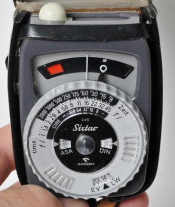  Gossen SIXTAR cartridge met hoes en nieuwe batterij.  beschikbaar voor biedingen