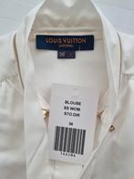 LOUIS VUITTON NEW! 100% EGYPTION SILK BLOUSE, Wit, Nieuw, Ophalen of Verzenden, Maat 36 (S)