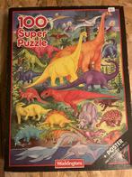 Puzzle dinosaures 100 pièces + poster, Enlèvement ou Envoi, Utilisé