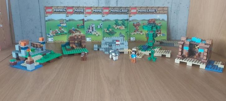 lego minecraft - 21135 - the crafting box 2.0, Kinderen en Baby's, Speelgoed | Duplo en Lego, Gebruikt, Lego, Complete set, Ophalen of Verzenden