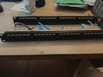 Punch-down patchpanelen Cat 5e – 2 stuks, Ophalen of Verzenden, Gebruikt
