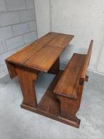 Vintage schoolbankje, Antiek en Kunst, Ophalen