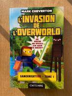 Livre Minecraft "L'invasion de l'Overworld" Mark Cheverton, Comme neuf, Mark Cheverton, Enlèvement ou Envoi