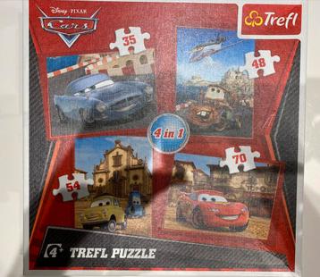 Cars puzzel 4 in 1