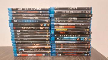 Lot van 34 topfilms op Blu-Ray - 2D/3D