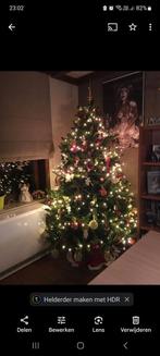 Kerstboom met kerstballen en lichtjes, Comme neuf, Enlèvement
