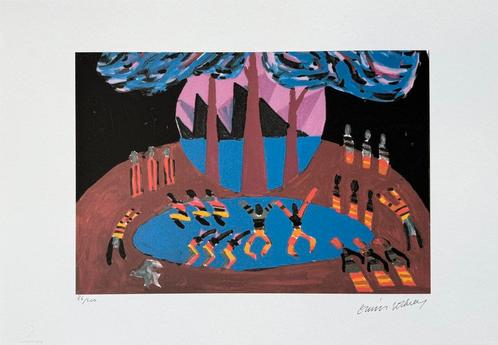 David Hockney - Untitled, Antiek en Kunst, Kunst | Litho's en Zeefdrukken, Ophalen of Verzenden
