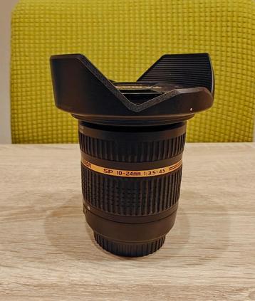 Tamron 10-24mm F/3.5-4.5 SP Di II Groothoek lens voor Canon disponible aux enchères