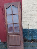 Porte 🚪 en bois massif vitré dimention 200x72prix 35euro, Bricolage & Construction, Enlèvement, Comme neuf, Bois, Moins de 200 cm