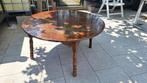 Ronde Tafel Eettafel Hout Antiek Meubel, Gebruikt, 50 tot 100 cm, 100 tot 150 cm, Rond
