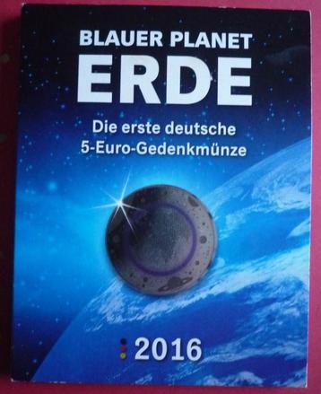 Set 5 Euro Planet Erde Duitsland 2016 A,D,F.G en J beschikbaar voor biedingen