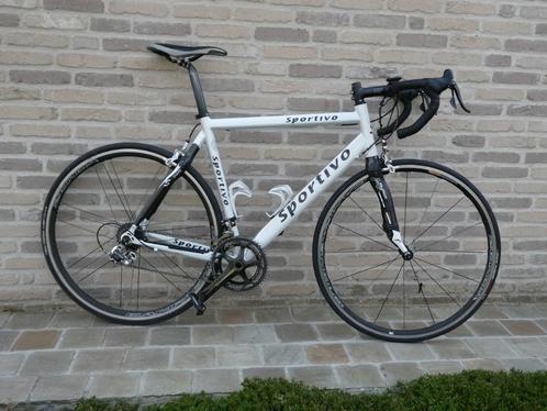 Koersfiets Sportivo 56 + reserve wielen, Fietsen en Brommers, Fietsen | Racefietsen, Gebruikt, Heren, Overige merken, 15 tot 20 versnellingen