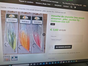 Snoekstreamers JMC snoek , nieuw verpakking ,  Fariojan  beschikbaar voor biedingen