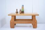 massief houten salontafel brutalist, Ophalen, Gebruikt, -, -