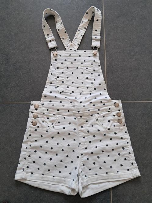 H&M witte korte overall voor meisjes maat 164 (13-14 jaar), Kinderen en Baby's, Kinderkleding | Maat 164, Gebruikt, Meisje, Setje