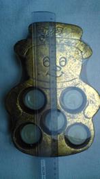 kerst sneeuwman kandelaar theelichtjes decoratie goud, Huis en Inrichting, Woonaccessoires | Kandelaars en Kaarsen, Ophalen of Verzenden