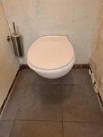 Wc met lavabo en spiegel, Doe-het-zelf en Bouw, Sanitair, Ophalen, Gebruikt, Wastafel