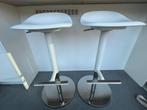Twee barstoeltjes, Ophalen, Gebruikt, Twee, Wit
