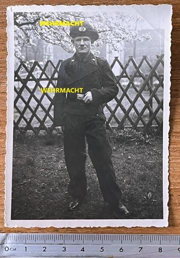 Wehrmacht Panzer uniform foto 1940 1945 Duitsland  beschikbaar voor biedingen