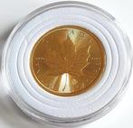 Gouden maple leaf, 1 oz 999.9 goud, 31.103 gram, in capsule, Ophalen, Goud