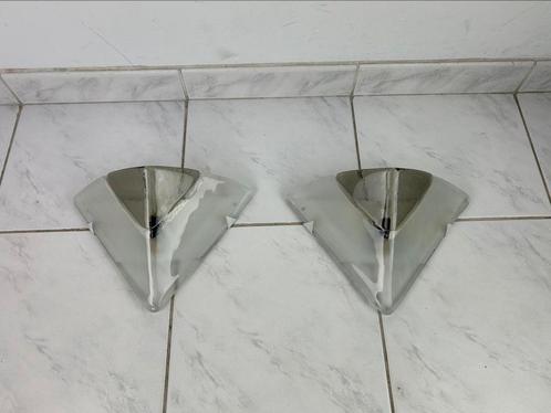 2x vintage Italiaanse glazen wandlamp, Huis en Inrichting, Lampen | Wandlampen, Zo goed als nieuw, Glas, Ophalen of Verzenden