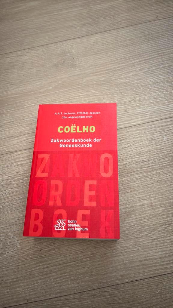 A.A.F. Jochems - Coëlho Zakwoordenboek der Geneeskunde, Boeken, Wetenschap, Ophalen