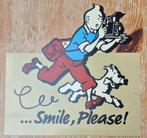 Tintin PLV suspendue ...Smile, Please! Hergé Kuifje, Verzamelen, Ophalen of Verzenden, Kuifje, Zo goed als nieuw, Overige typen