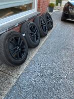 Set zwarte Platin R17 velgen, Michelin winterbanden Alpin 5, Auto-onderdelen, Banden en Velgen, Ophalen, Banden en Velgen, 17 inch