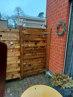 Houten tuinpoort, Tuin en Terras, Ophalen, Zo goed als nieuw