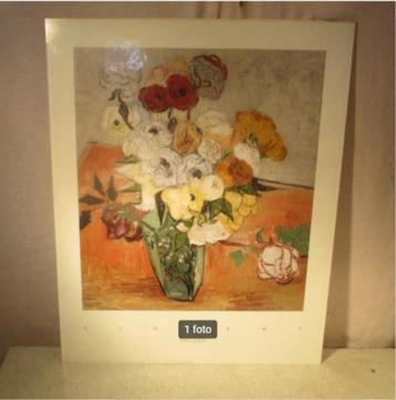 Superbe affiche « Fleurs en pot » - Vincent Van Gogh - 72x57, Enlèvement ou Envoi, Comme neuf, Rectangulaire vertical