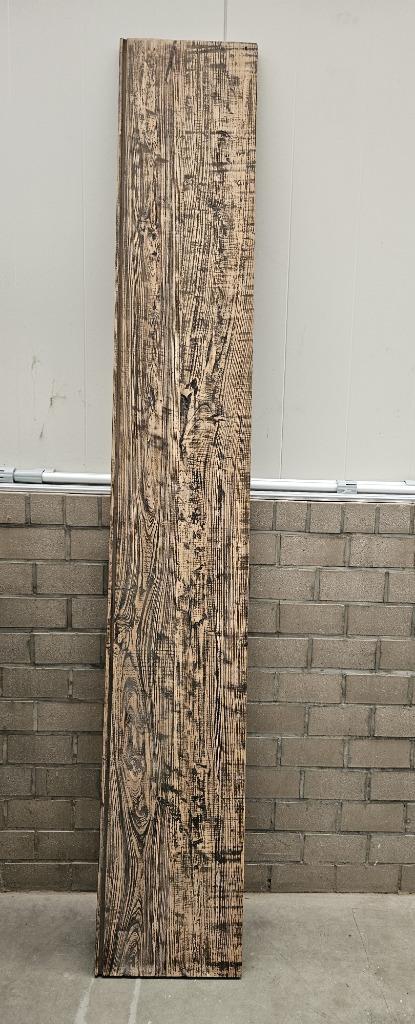 Paneelplaat van massief eikenhout 250cmx37,5cmx4cm, Doe-het-zelf en Bouw, Hout en Planken, Gebruikt, Plank, Eiken, 250 tot 300 cm