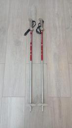 Rode ski stokken, Sport en Fitness, Skiën en Langlaufen, Gebruikt, Stokken, Ski, Ophalen