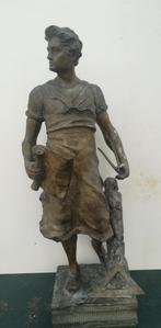 Standbeeld in normale „Emile Picault” stijl. Vakman, archite, Antiek en Kunst, Ophalen