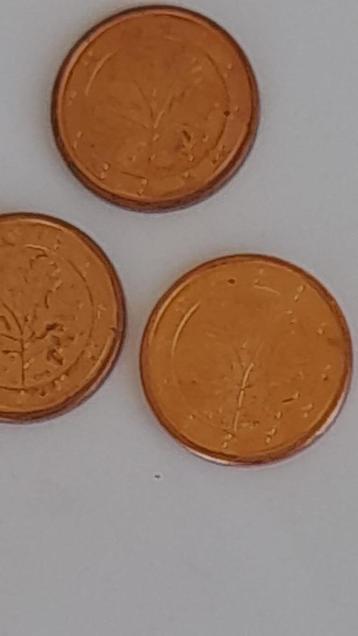1 cent Munt met eikel 2002 beschikbaar voor biedingen