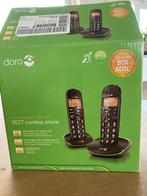 Doro phoneeasy 100W Duo noir, Enlèvement ou Envoi, Comme neuf, 2 combinés