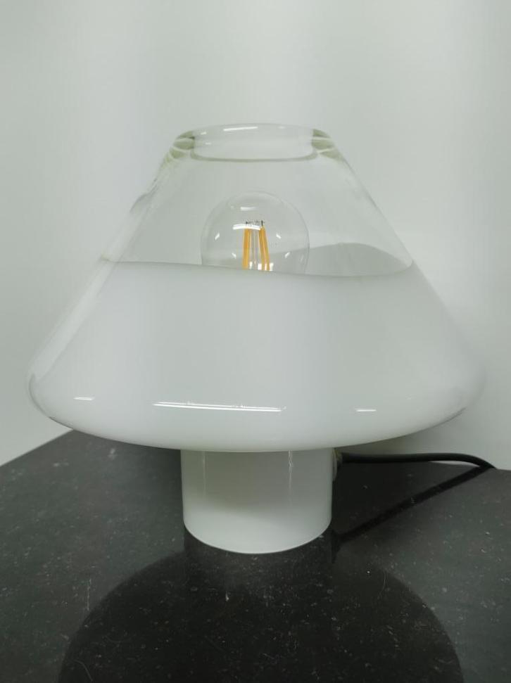 Vistosi Italy - tafellamp, Huis en Inrichting, Lampen | Tafellampen, Zo goed als nieuw, Minder dan 50 cm, Glas, Ophalen of Verzenden