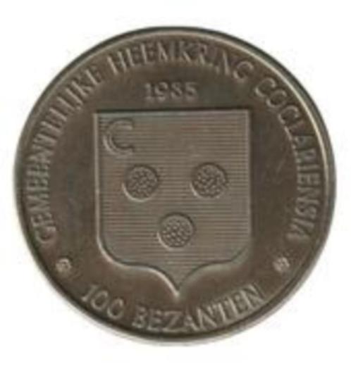 Penning  100 Bezanten - Koekelare 1983, Postzegels en Munten, Penningen en Medailles, Ophalen of Verzenden