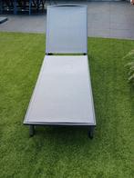 Tuin ligstoel met wielen., Ophalen, Zo goed als nieuw, Aluminium