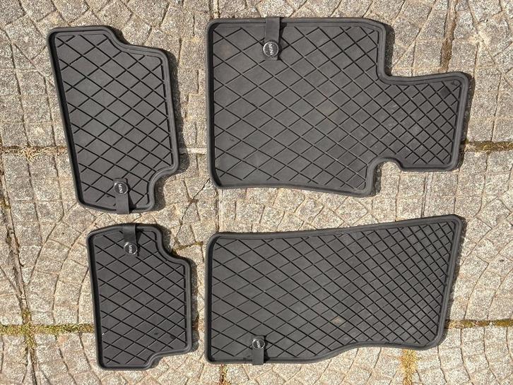 MINI Cooper originele rubber vloermatten – complete set, Auto diversen, Automatten, Zo goed als nieuw, Ophalen of Verzenden