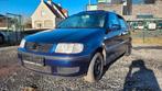 vw polo 1.4i 138000km euro 4 2001, Stof, 4 cilinders, Blauw, Bedrijf