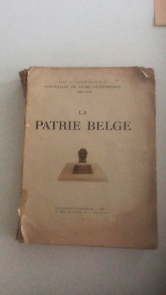La patrie belge, Livres, Histoire nationale, Utilisé, Enlèvement ou Envoi