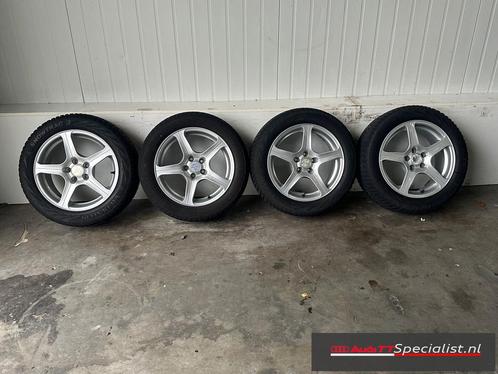 Winterbanden set op 16" velgen Audi TT MK1 ( 1998-2006 ), Auto-onderdelen, Banden en Velgen, Banden en Velgen, Winterbanden, 16 inch