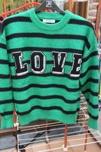 Sweater oversized groen streep Love by Clara mt 42, Vêtements | Femmes, Pulls & Gilets, Comme neuf, Vert, Taille 42/44 (L), Envoi
