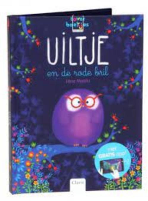 boek: Uiltje en de rode bril - Léna Mazilu, Boeken, Kinderboeken | Jeugd | onder 10 jaar, Zo goed als nieuw, Fictie algemeen, Verzenden