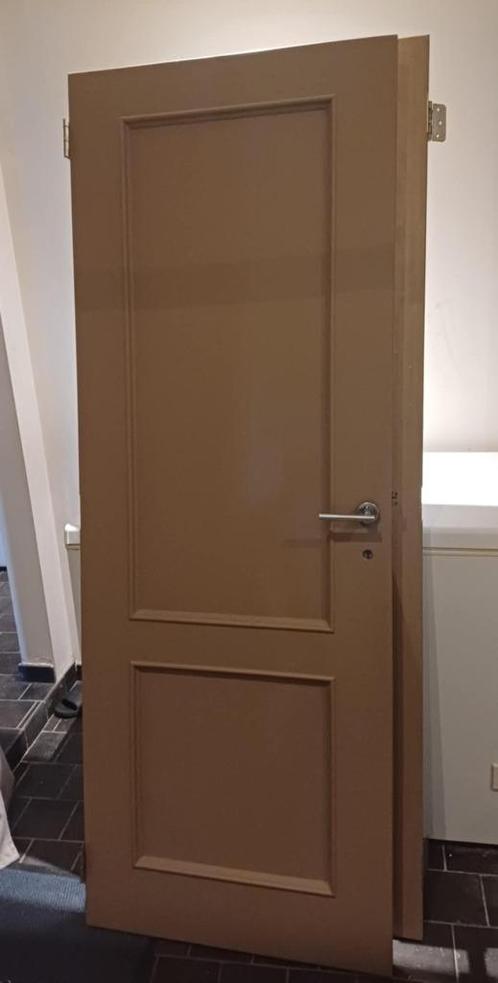deur, Doe-het-zelf en Bouw, Deuren en Vliegenramen, Zo goed als nieuw, Binnendeur, 200 tot 215 cm, Minder dan 80 cm, Hout, Ophalen