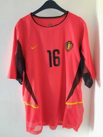 Maillot Match Issue Red Devils Van Buyten, Enlèvement ou Envoi, Utilisé, Maillot