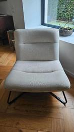 Fauteuil helma, stof in zuiver linnen, Huis en Inrichting, Ophalen, Gebruikt, Eenpersoons, 75 tot 100 cm