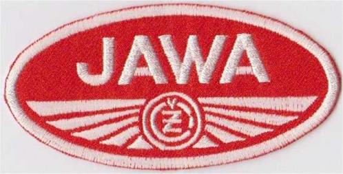 JAWA CZ stoffen opstrijk patch embleem #1, Motoren, Accessoires | Overige, Nieuw, Verzenden