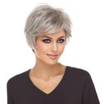 Vlotte grijze pruik kort haar in laagjes model Josephine, Bijoux, Sacs & Beauté, Beauté | Soins des cheveux, Perruque ou Extension de cheveux